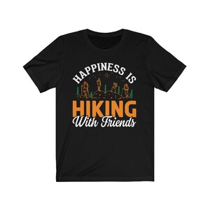 Hiking T-shirt - Mountain Themed T Shirt, Hiking Tees, Outdoor Shirts, Wilderness Graphic Tee, Cool Outdoors Print, Forest Print