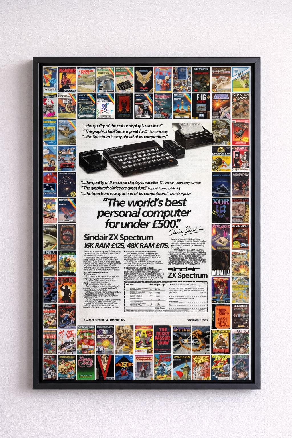 Zx Spectrum Poster - Etsy UK