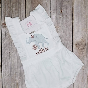 Baby girl clothes with elephants on them cheap