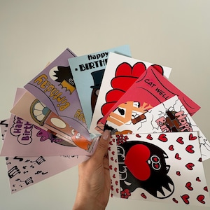 tantepoes geeft met liefde een SALE - ansichtkaarten - uitverkoop