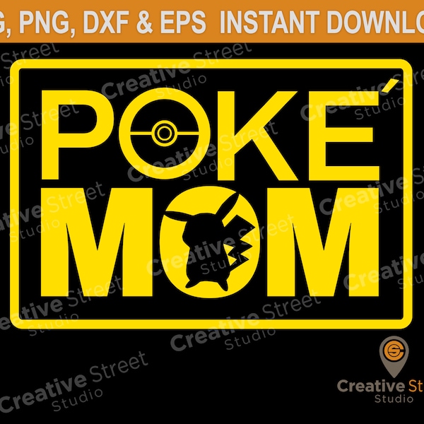 Poke'Mom SVG & PNG Clipart ***Instant Download***