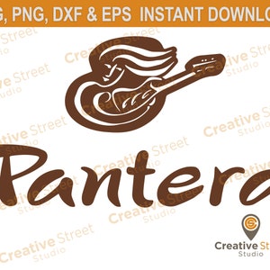 Pantera/Panera SVG & PNG Clipart ***Instant Download***