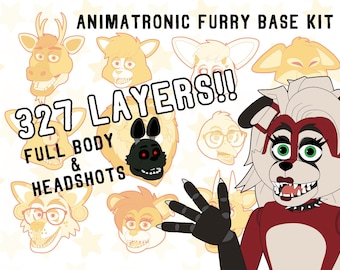 Animatronic Furry Base Kit [.psd file]