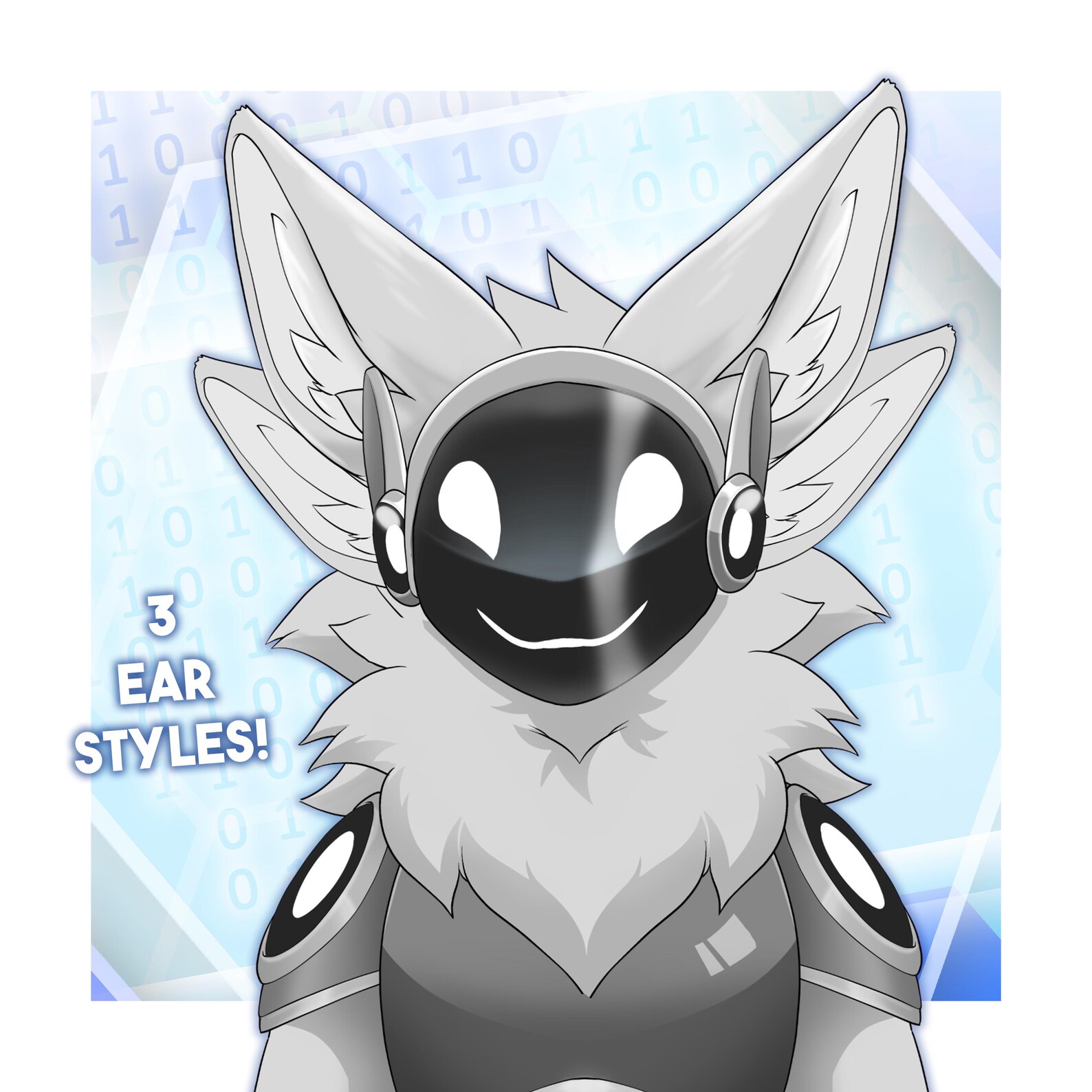 Furry Vtuber Model | Pre-made Customizable FULL BODY Protogen Model ...
