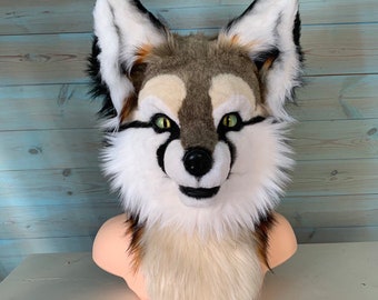 Premade Realistic Canine Fursuit Head [One-of-a-kind and Ready to ship!]
