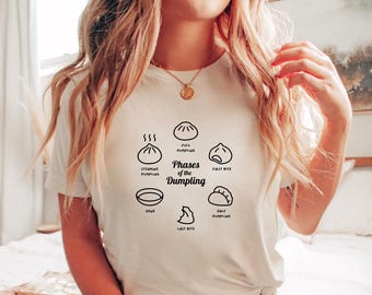 Funny Soup Dumpling Shirt, Cute Chinese Dim Sum T-Shirt, Asian Food Gift for Her Mom Sister Friend, Dim Sum Lover Birthday Christmas Gifts