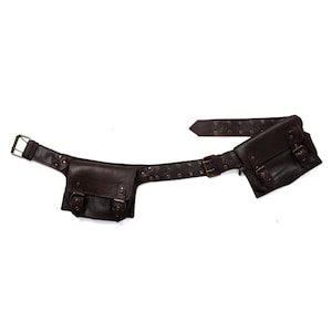 Western-style leather Belt Pouch |Hip Bag Leather Utility Pocket Belt| Festivals Belt| With Adjustable strap +free gift.