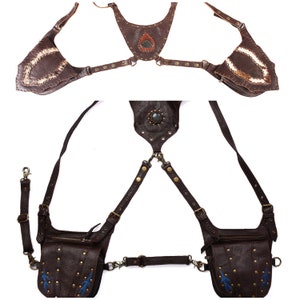 Combo of leather holster bags burning man holster for unisex bag best gift for boyfriend  mom sis wife and daughter girlfriend  +free gift