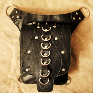 Handmade leather belt pouch hip bag Leather Utility Pocket Belt| festivals belt| festival | Gift| adjustable strap + One free gift....