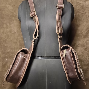 Leather Holister  travel bag adjustable  , festival belt unisex bag best gift for boyfriend, husband, mom, sister, daughter free gift..