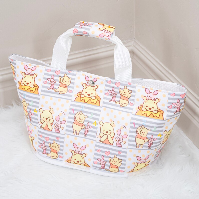 Winnie the Pooh Print Diaper Bag Tote Purse Stylish Diaper Bag Baby Boy