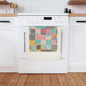 Colorful Cotton Tea Towel | Stylish Kitchen Decor, Gift for Him/Her, Housewarming, Birthday, Boho Style, Practical Home Accessory