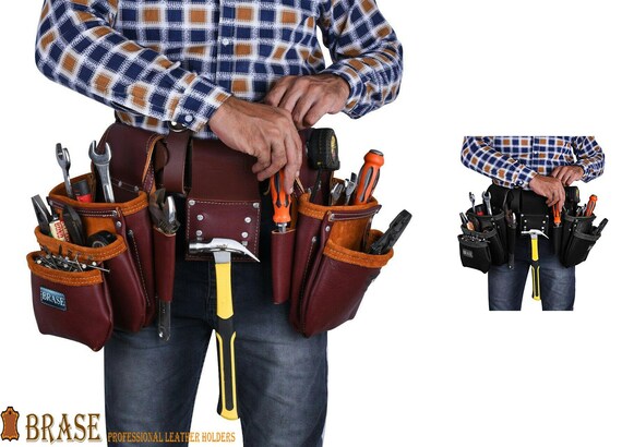 IDEAL Leather Electrician Tool Pouch in the Tool Pouches department at