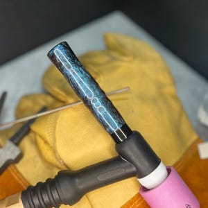 Custom TIG Welding Back Cap | Epoxy Handmade TIG Torch Backcap | Fits 17/18/26 Welding Torches | Weld Torch Back-Cap | Welding Accessories