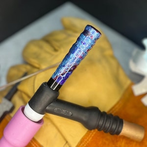 Custom TIG Welding Back Cap | Epoxy Handmade TIG Torch Backcap | Fits 17/18/26 Welding Torches | Weld Torch Back-Cap | Welding Accessories