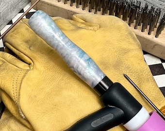 Tapa trasera para soldadura TIG de epoxi, compatible con antorchas 17/18/26 (blanco, rosa, azul, gris y perlado)