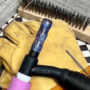 Custom TIG Welding Back Cap | Epoxy Handmade TIG Torch Backcap | Fits 17/18/26 Welding Torches | Weld Torch Back-Cap | Welding Accessories