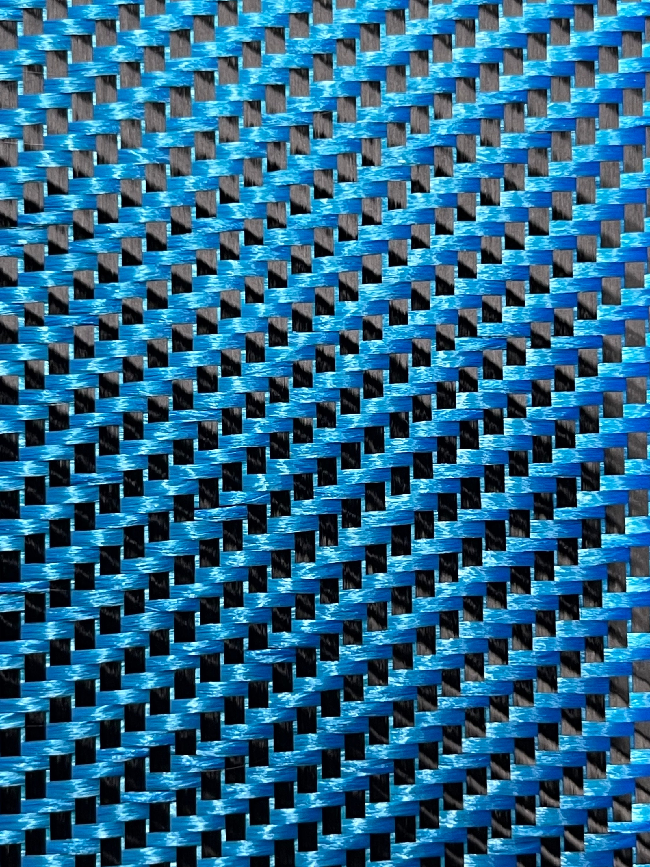 12 Blue Carbon Fiber Color Hybrid Cloth Fabric 3k, 5.7oz, 12 X 36 -   Canada