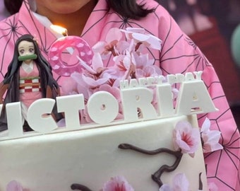 3D Happy Birthday Cake Topper