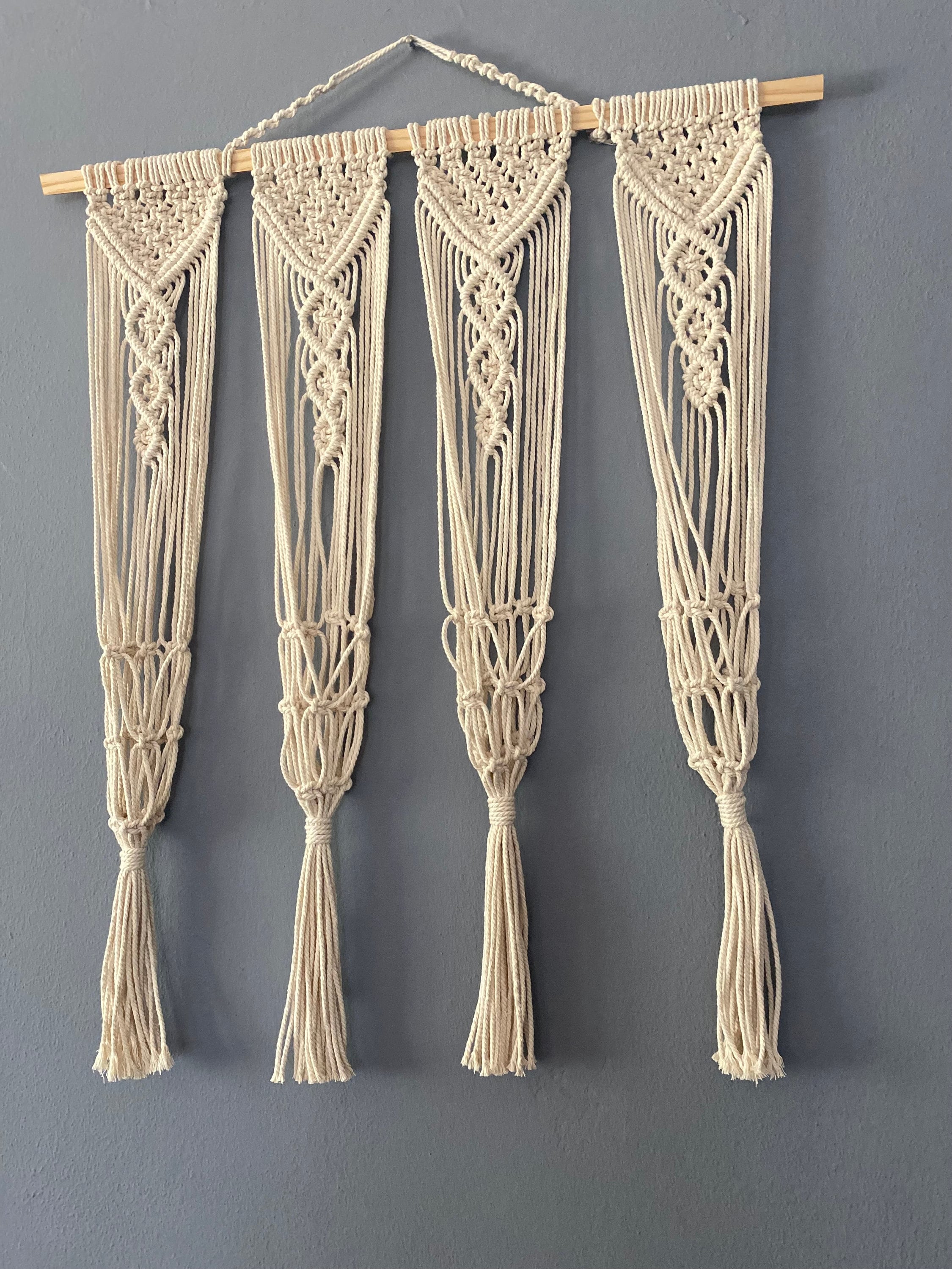 Macrame Triple Plant Hanger Pattern, Plant Hanger Pdf DIY, Tutorial ...