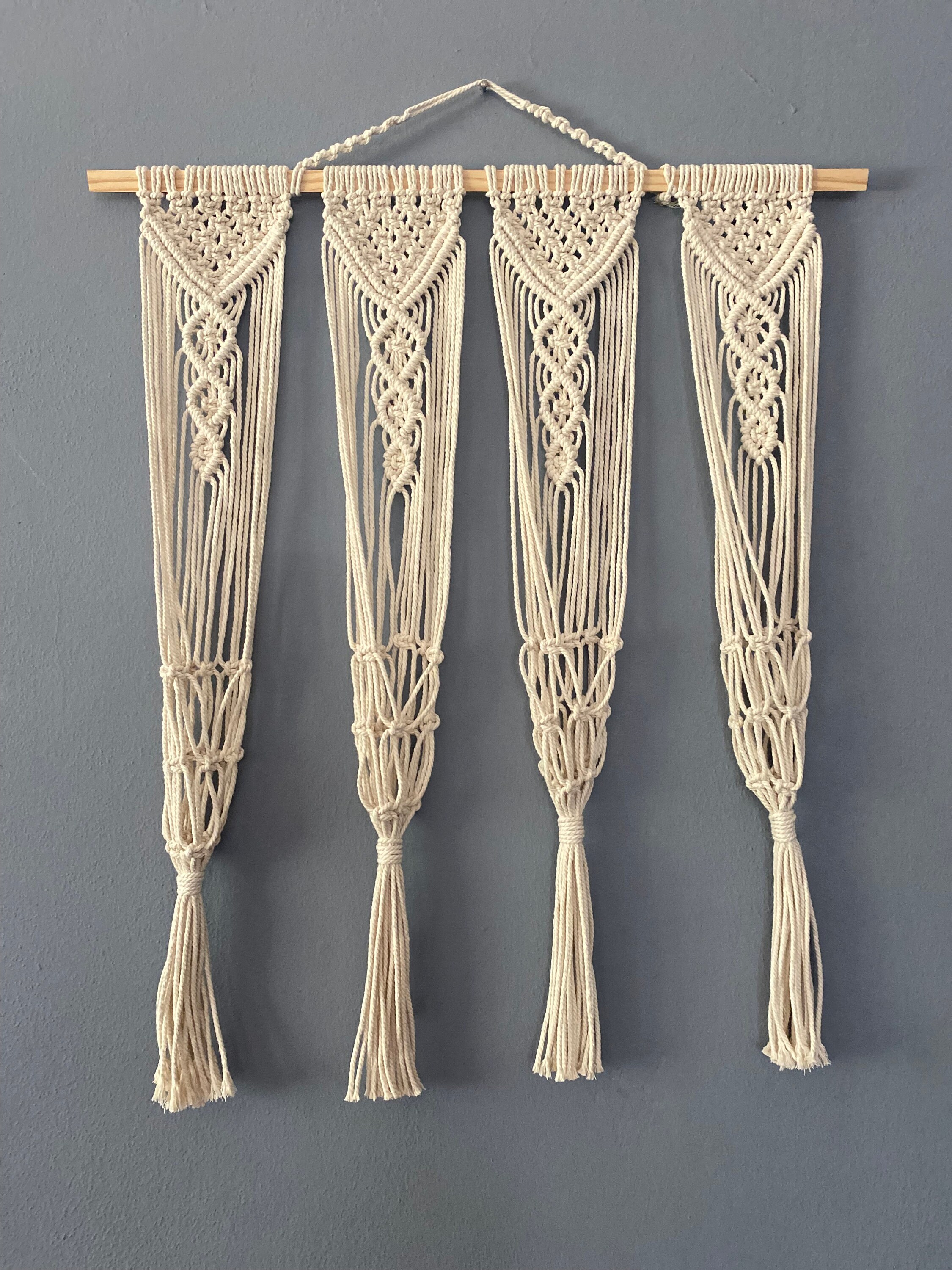 Macrame Triple Plant Hanger Pattern, Plant Hanger Pdf DIY, Tutorial ...
