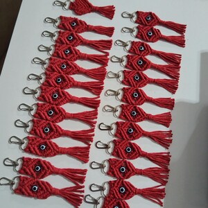 Makramee-Schlüsselbund, Makramee-Schlüsselanhänger in Schüttgut, mit oder ohne Karte, Hochzeitsgeschenke, Brautpartygeschenke, Babypartygeschenke, Geburtstagsgeschenk