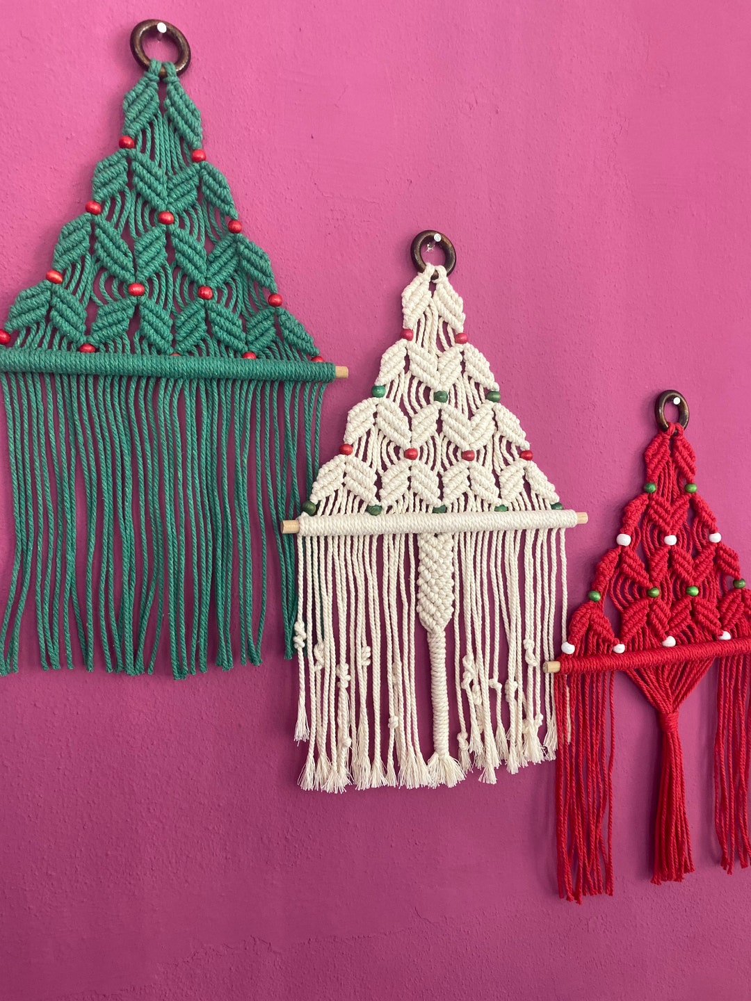 Boho Christmas Tree, Nursery Decor, Macrame Christmas, Modern Boho Xmas