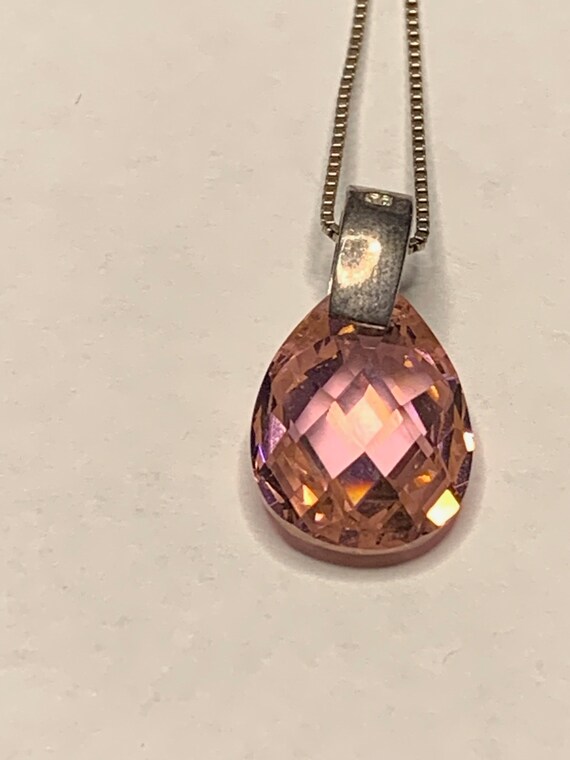 Pink Gemstone Pendant - image 3