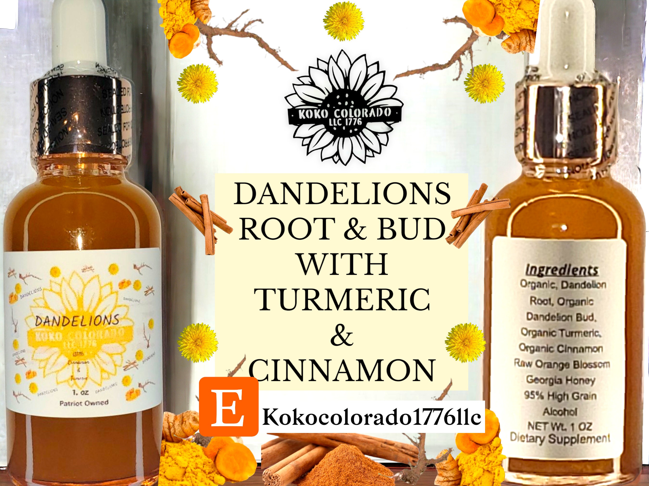 Pure Dandelion & Turmeric extract