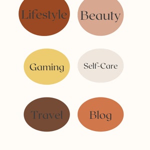 Custom Instagram Highlight Covers | Editable Highlight Icons | Stylish Icons for Social Media Profiles | Digital Download