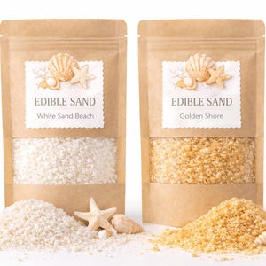 Edible Sand Cake & Cupcake Beach Party Topping
