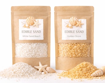 Edible Sand Cake & Cupcake Beach Party Topping
