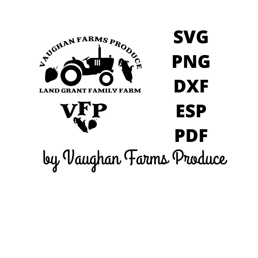 Vaughan Farms Produce SVG Logo Etsy