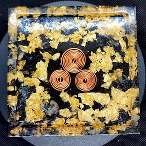 Shungite Orgonite Charging Coaster