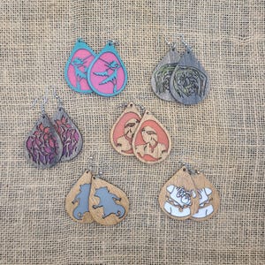 Pocahantas Inspired Earrings