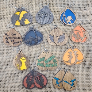 Lion King Inspired Earrings