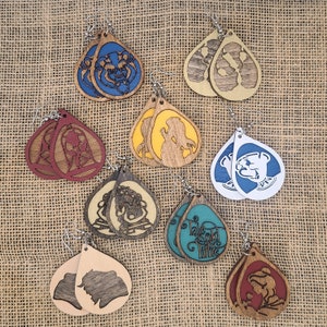 Beauty & the Beast Inspired Earrings