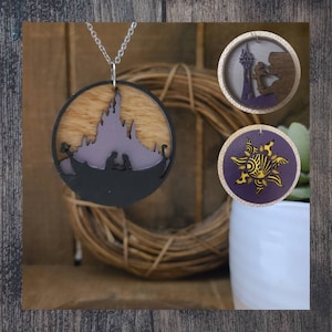 Tangled Inspired Necklace