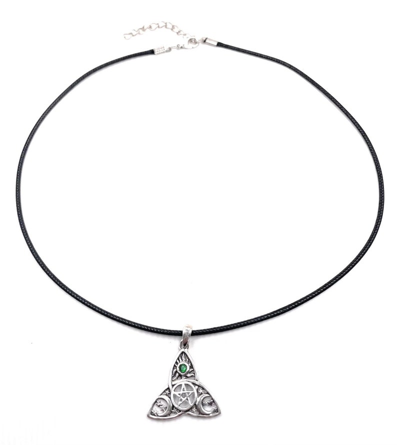 18 Inch Premium Leather Cord Necklace With Solid .925 Sterling Silver ...