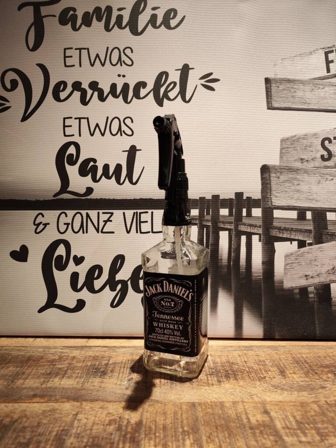 Jack Daniels Barber Shop Spray Bottle, Spray Head Bottle, Spray Bottle