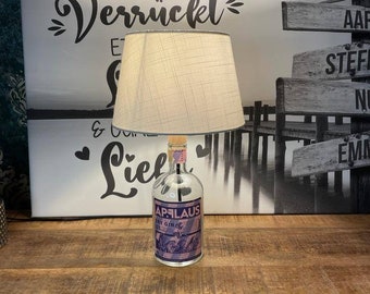 Applaus  Gin Lampe,  Gin Tischlampe, Gin Geschenk,  Lampe, Gin, Handmade, Gin Glas