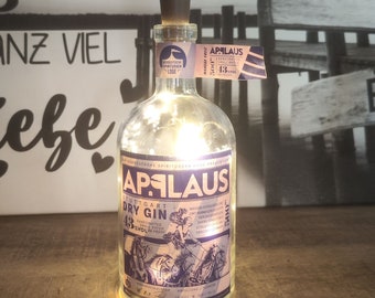 Applaus  Gin Lampe, Tischlampe Gin, Gin Geschenk