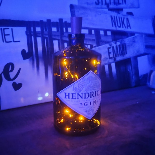 Hendricks Gin Lampe, Hendricks, Gin Geschenk