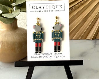 Nutcracker Mouse King Earring
