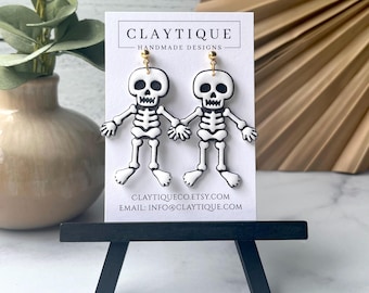 Halloween Full Skeleton Earrings