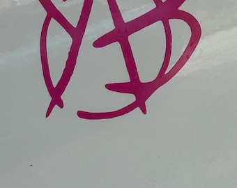 Yungblud inspired hot pink decal