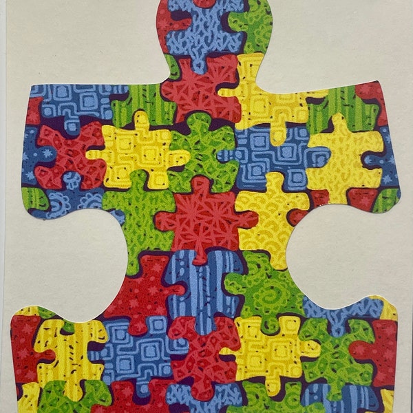 Autism Puzzle Piece Decal Etsy