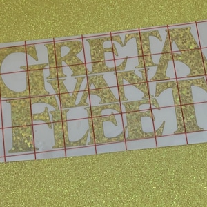 GVF inspired sparkly decal