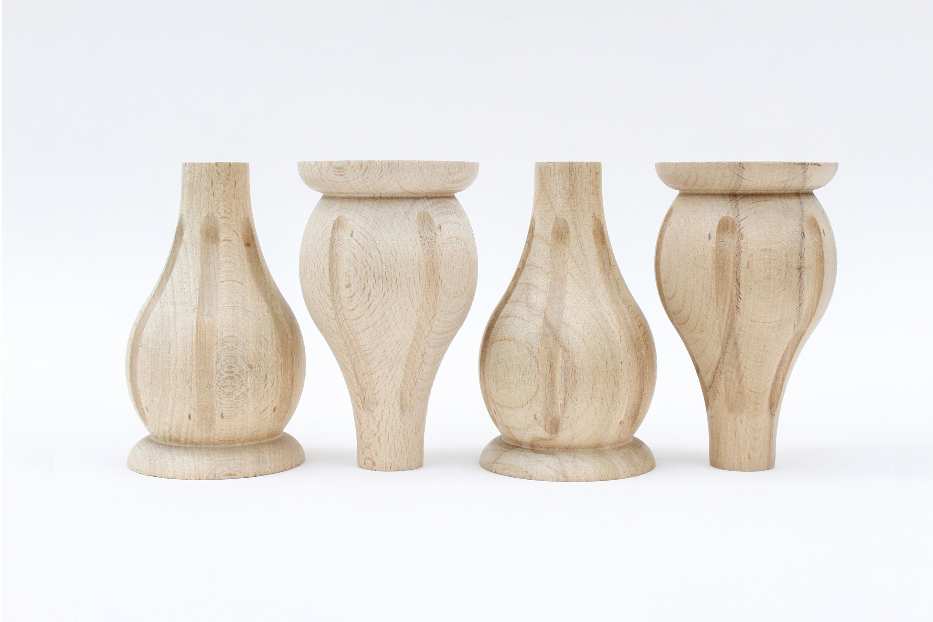 Turned Sofa Legs Bun Feet Legs Bed Legs Dresser Etsy