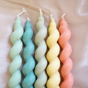 Twist candle,Taper candles, Candle sticks, decorative dinner table candle, wedding favor candle